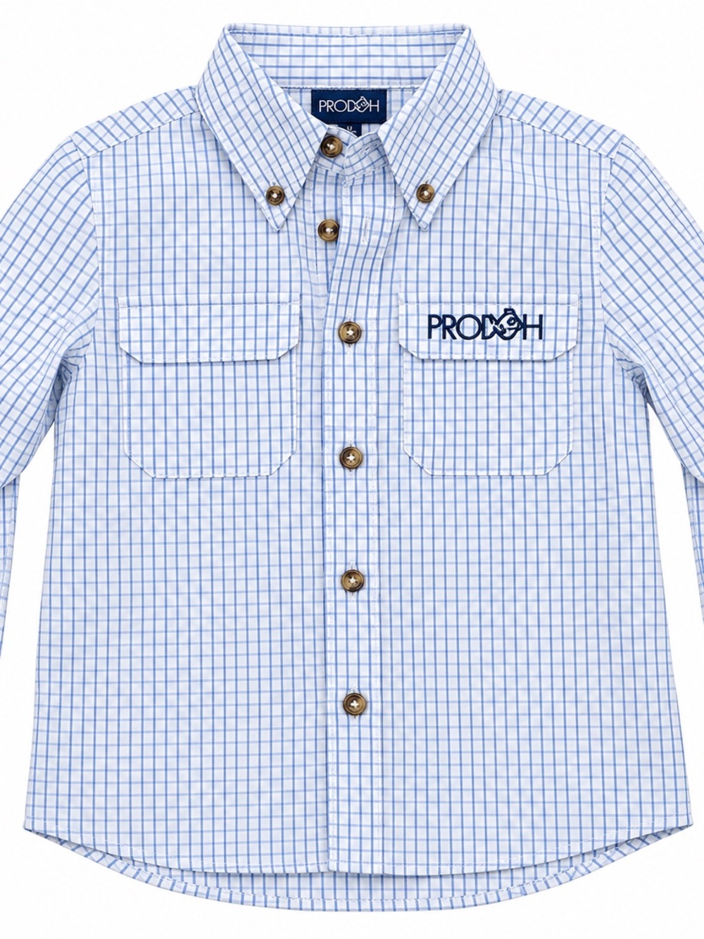 NWT Prodoh Windowpane Fishing shirt
